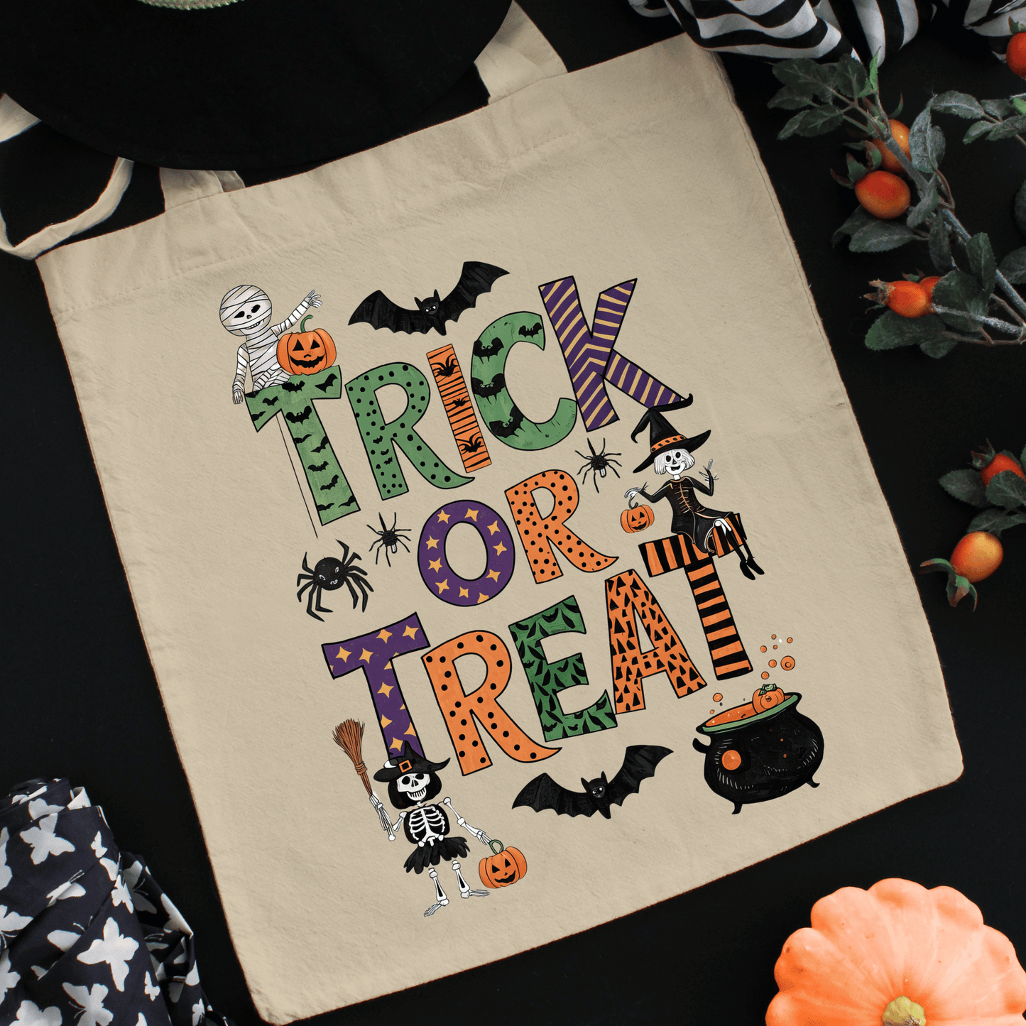 Trick or Treat Halloween Tote Bag | TOT-018