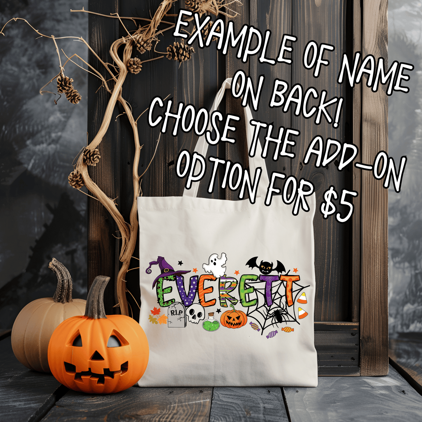 Trick or Treat Halloween Tote Bag | TOT-004