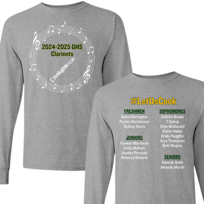 2024-2025 GHS Clarinets - Long Sleeve T-Shirt