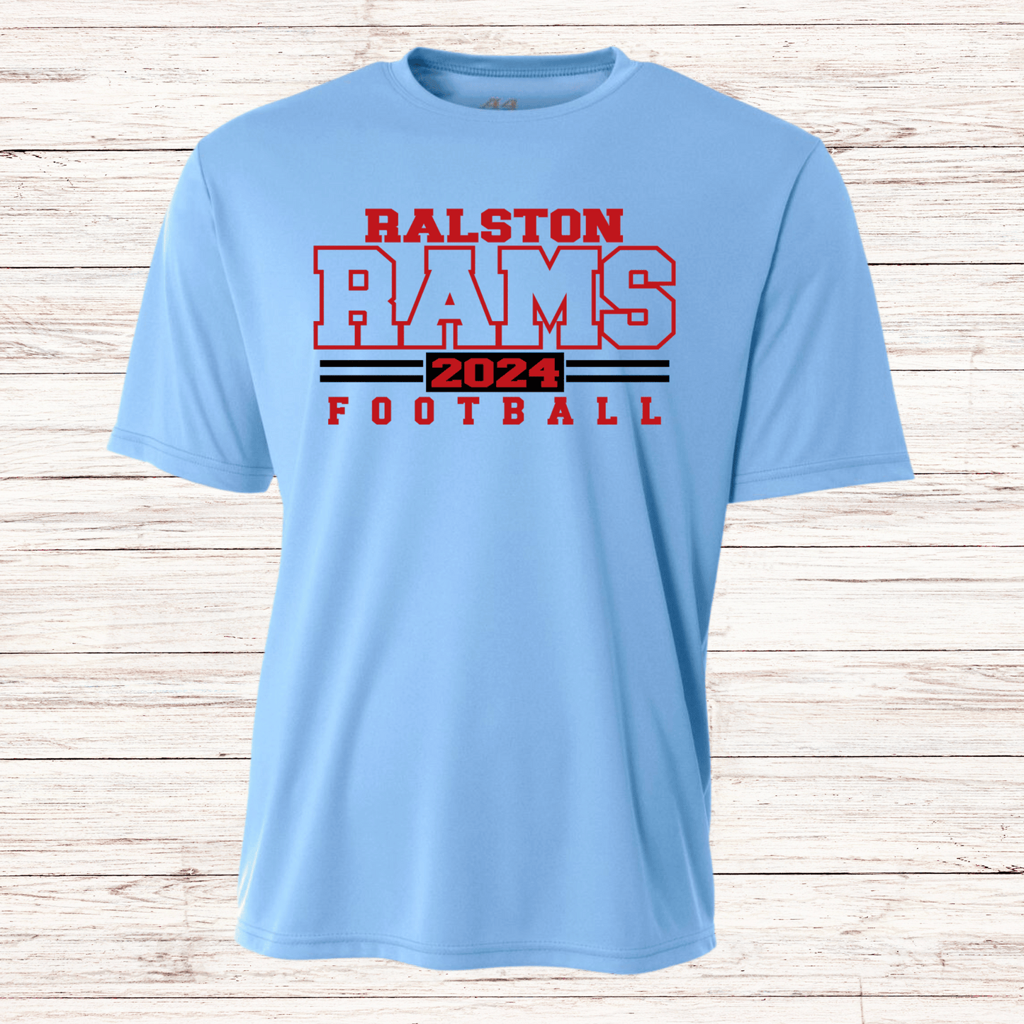 Ralston Rams Football - Adult Unisex Dri-Fit T-Shirt