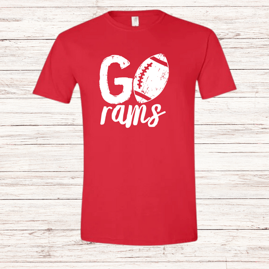 Ralston Rams Football - Adult Unisex Cotton T-Shirt