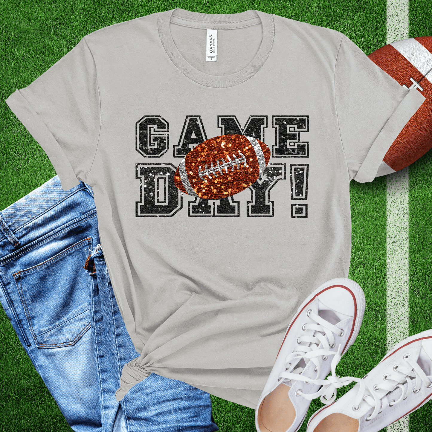 Game Day Faux Glitter