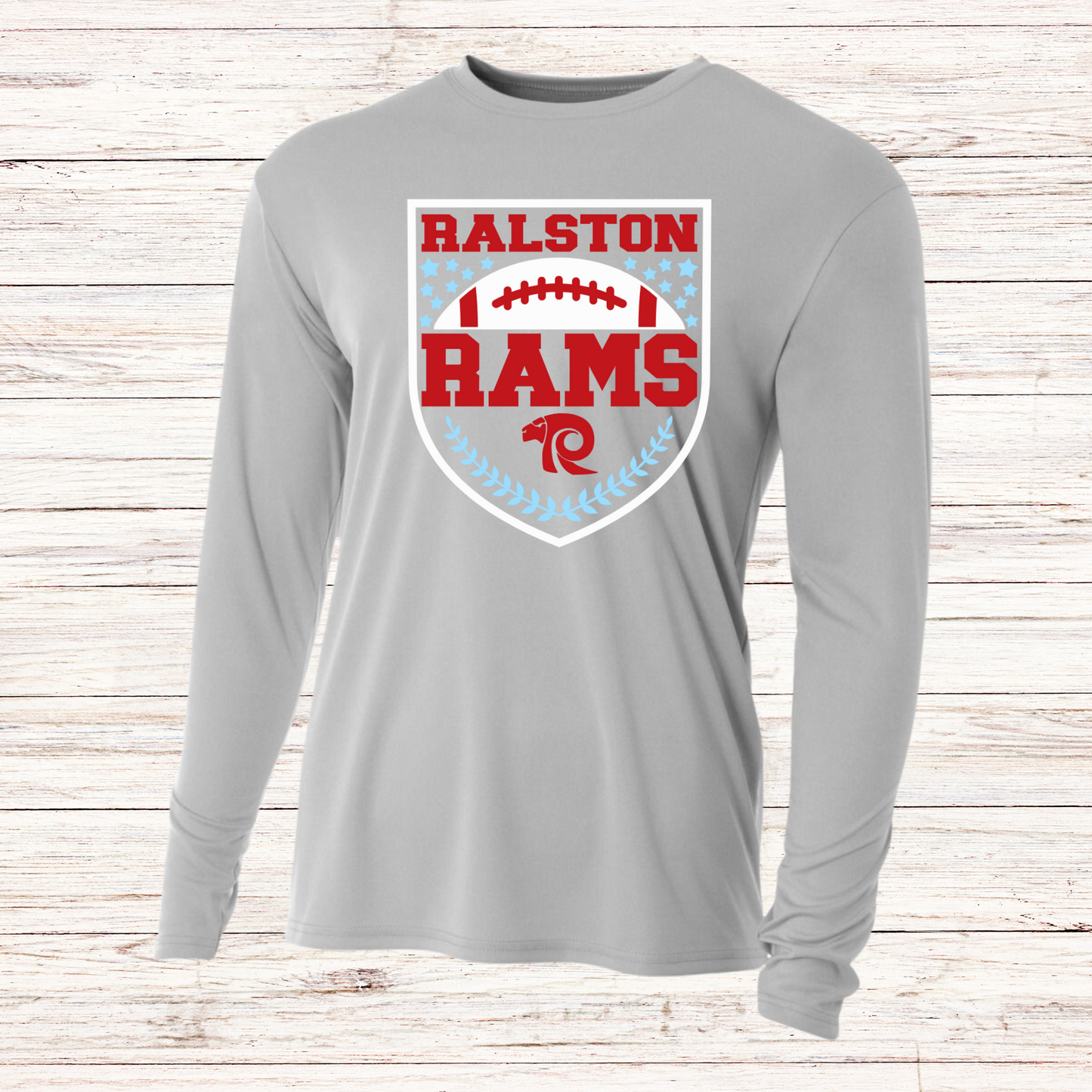 Ralston Rams Football - Adult Unisex Dri-Fit Long Sleeve T-Shirt