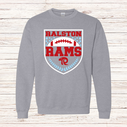 Ralston Rams Football - Adult Unisex Crewneck