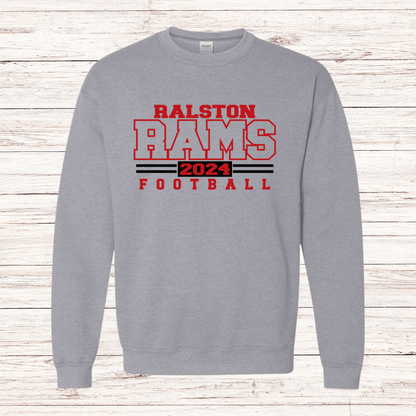 Ralston Rams Football - Adult Unisex Crewneck