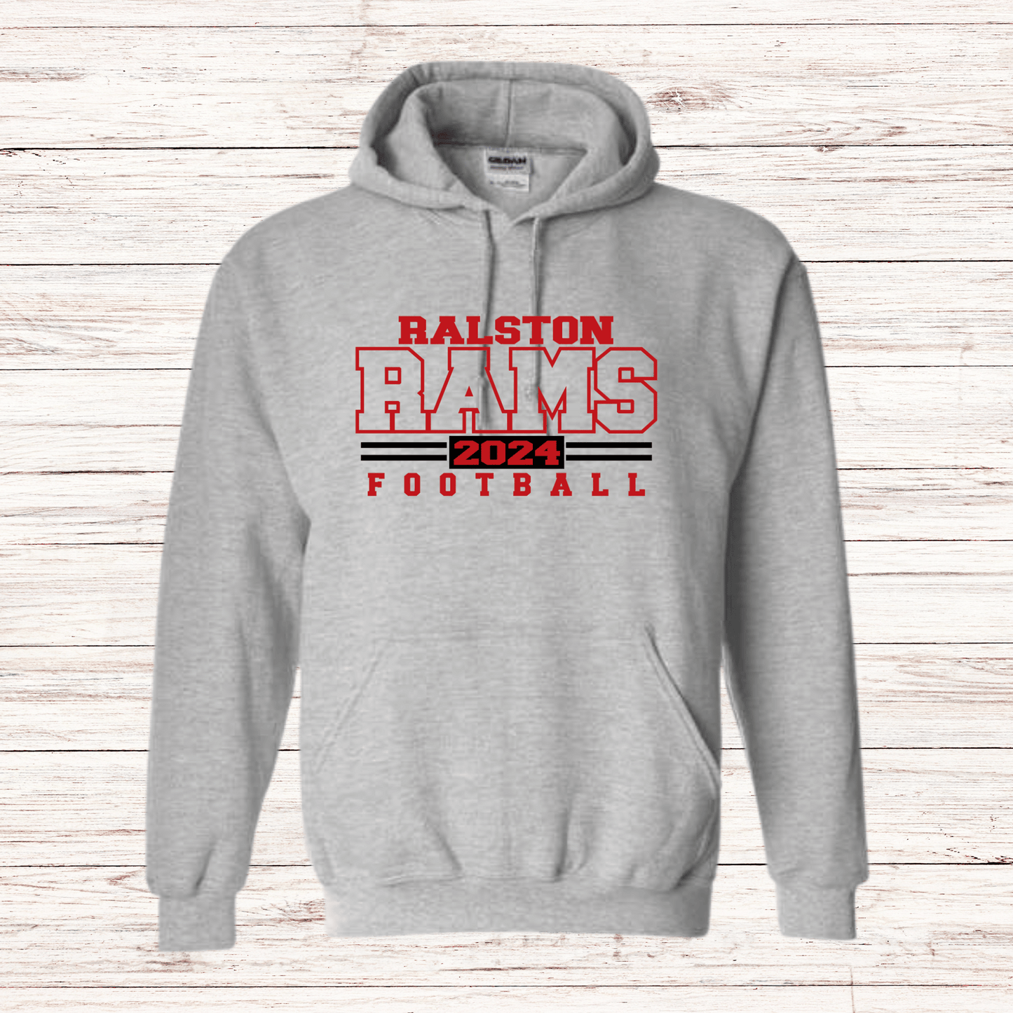 Ralston Rams Football - Adult Unisex Hoodie