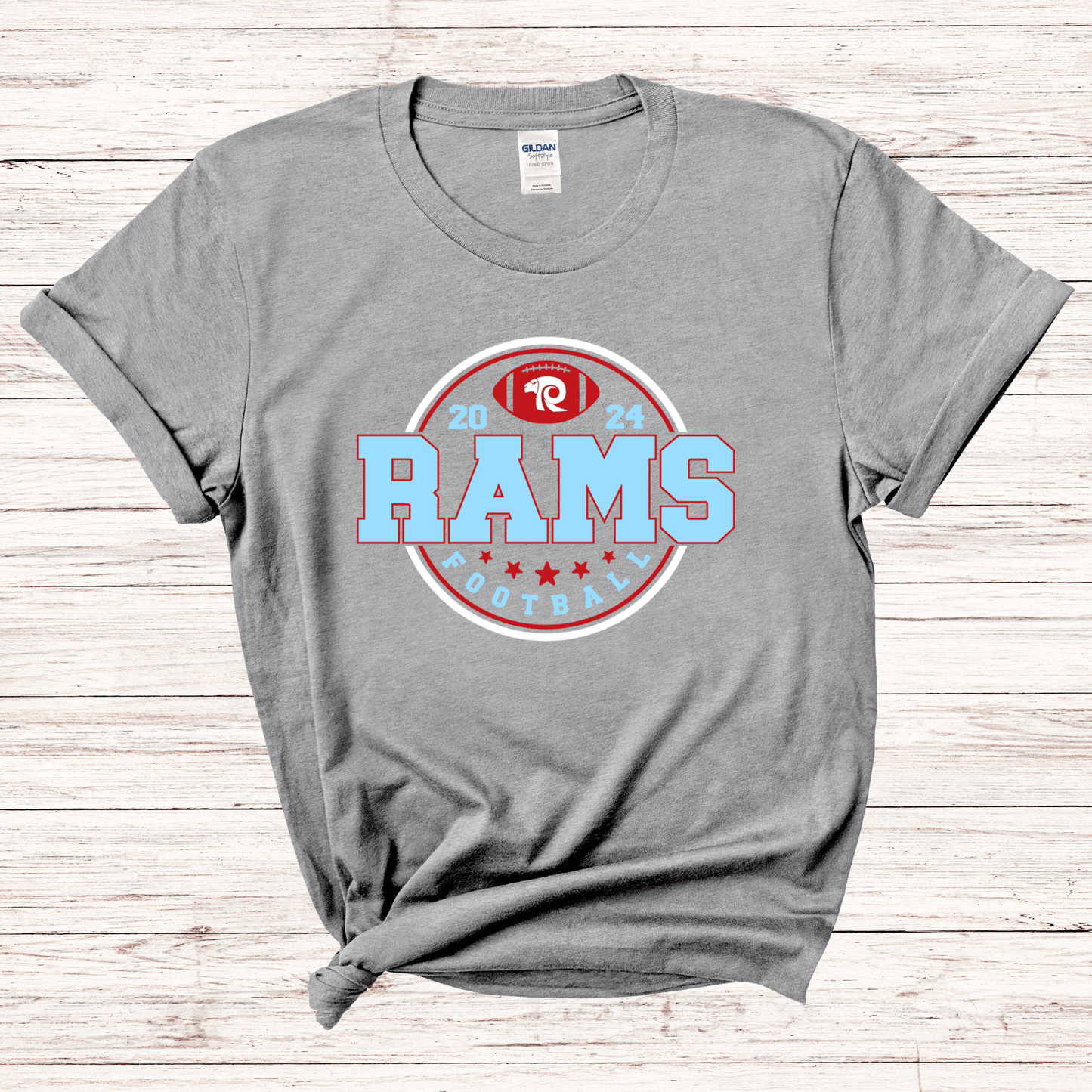 Ralston Rams Football - Youth Cotton T-Shirt