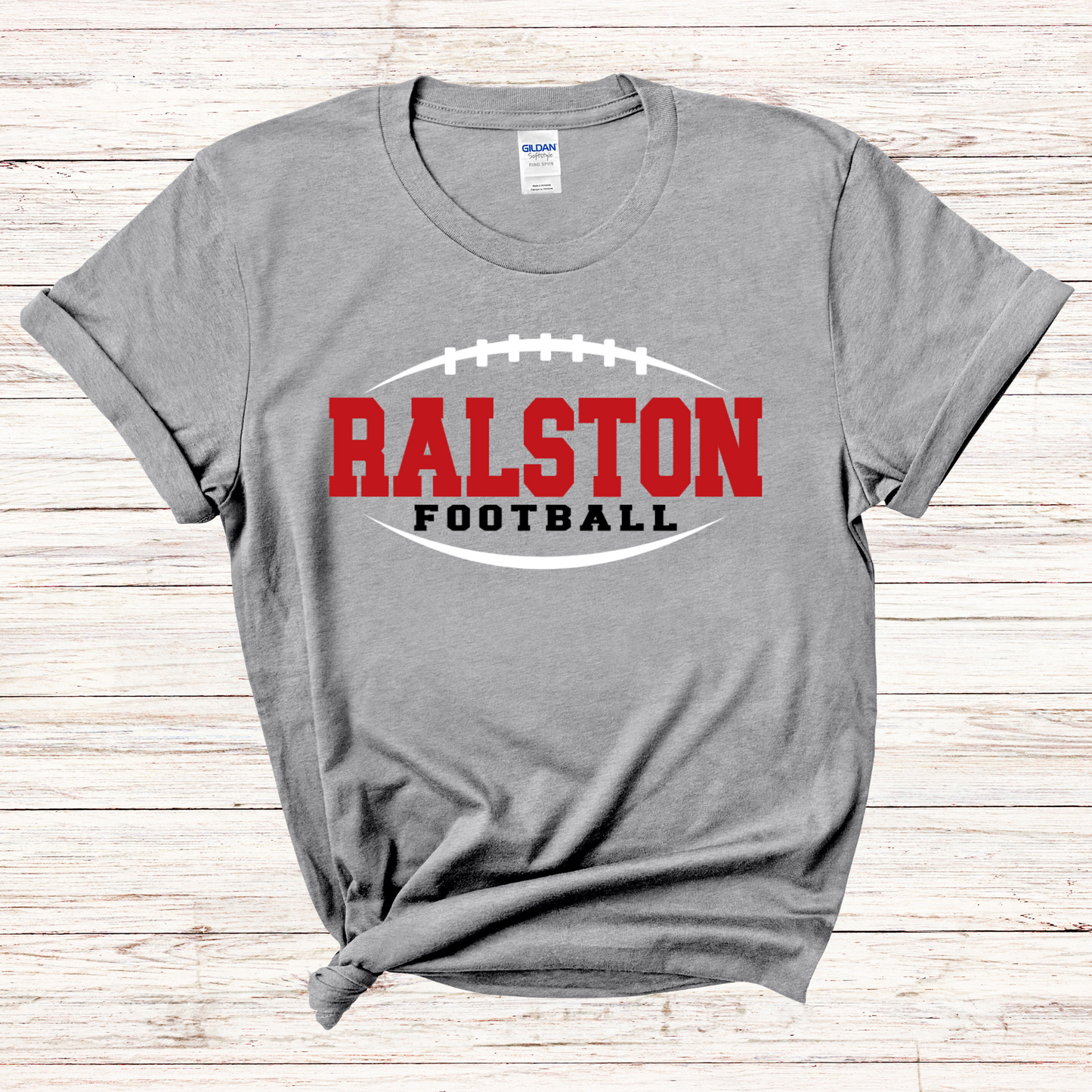 Ralston Rams Football - Youth Cotton T-Shirt