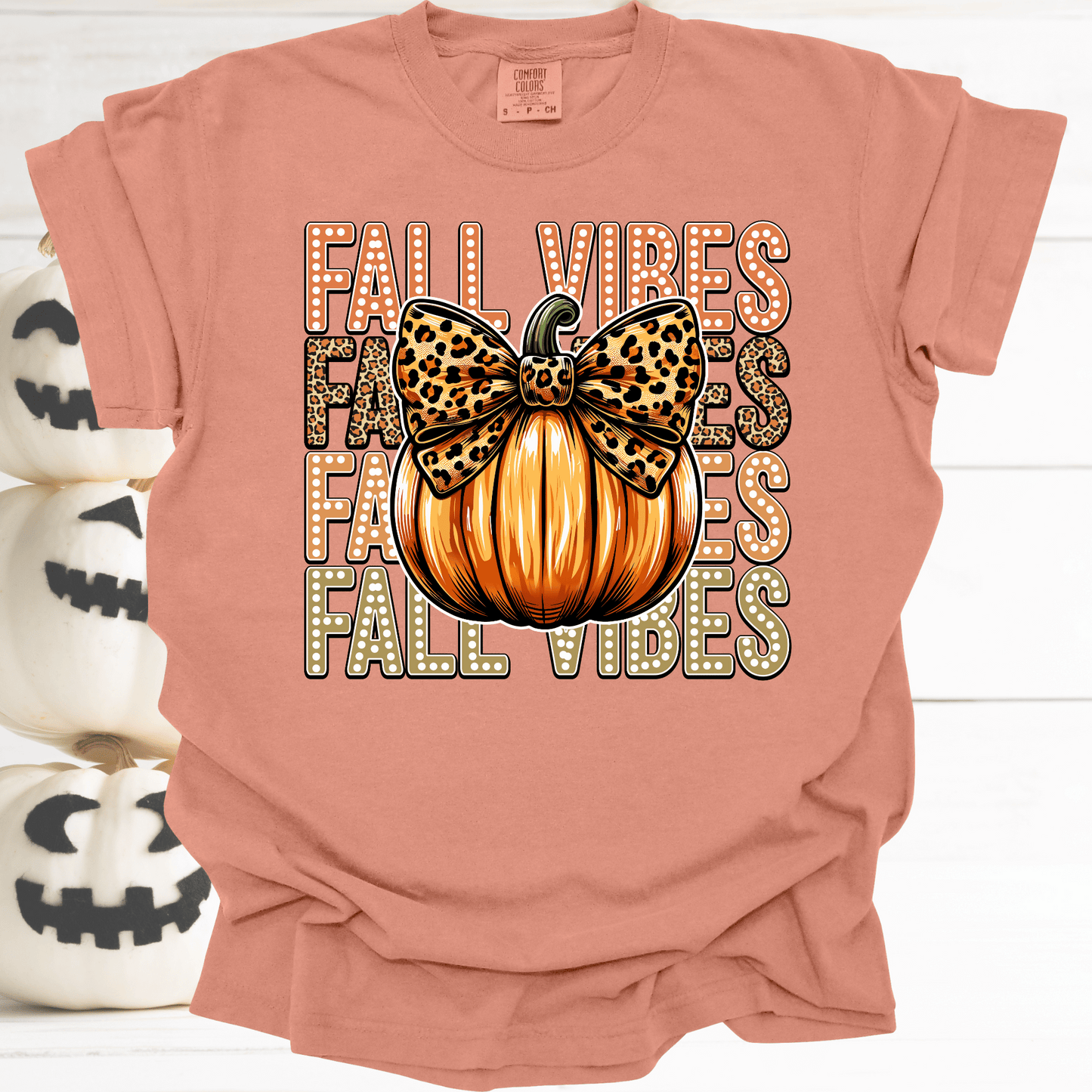 Fall Vibes Stacked | Tee