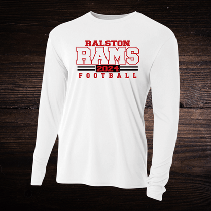 Ralston Rams Football - Adult Unisex Dri-Fit Long Sleeve T-Shirt