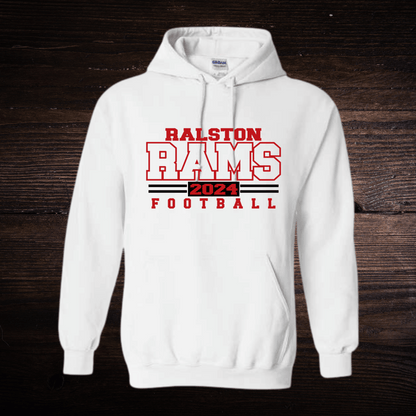 Ralston Rams Football - Adult Unisex Hoodie